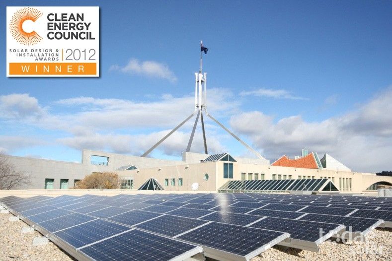 Parliament House Canberra 43kW Commercial Solar Installation